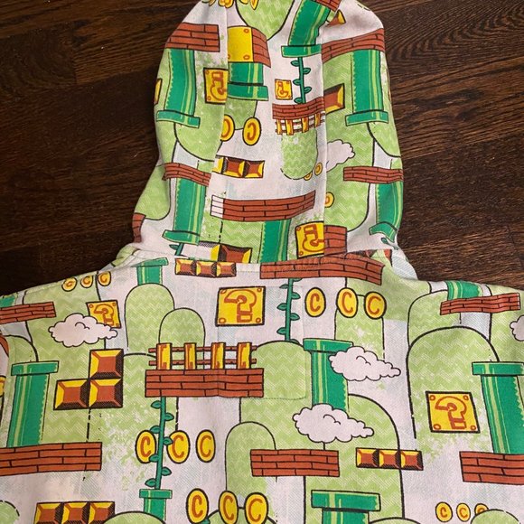 "Enclothe" Unique Camouflage Super Mario Brothers Hoodie - Picture 2 of 9